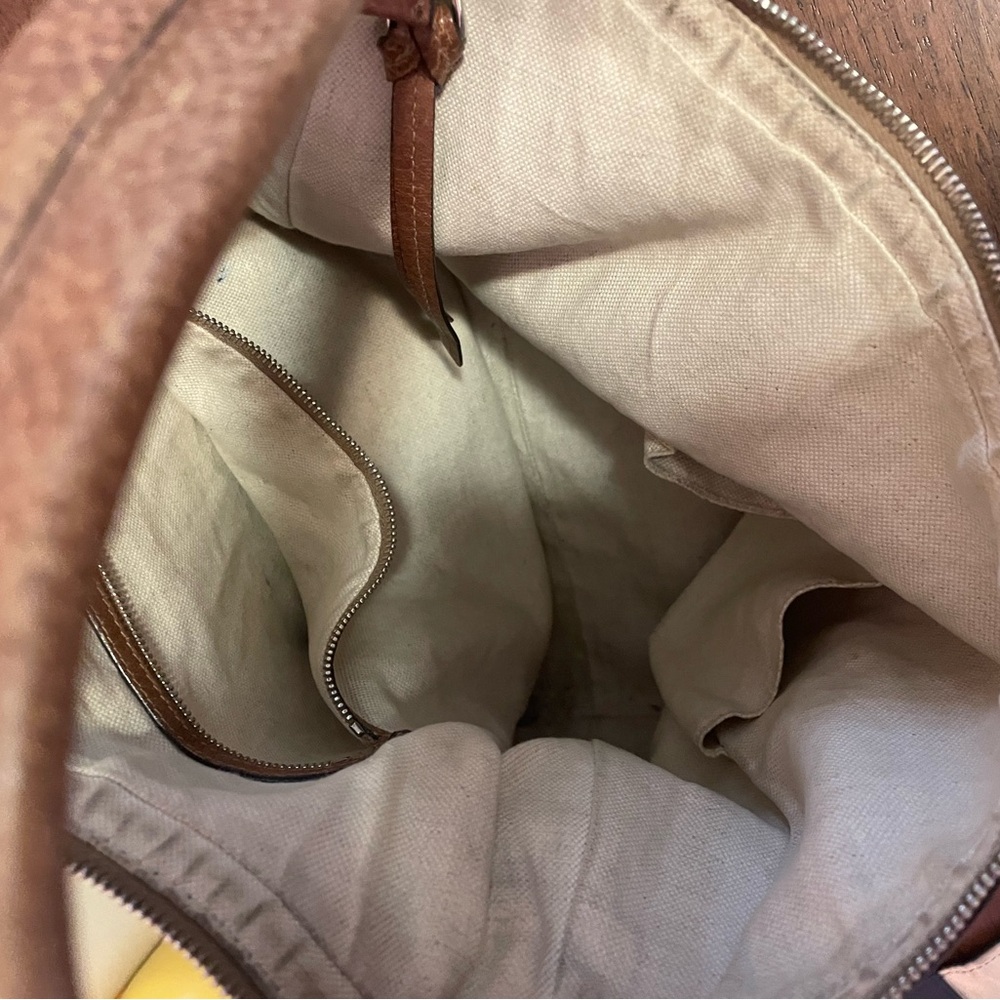 Gucci Beige Monogram Canvas Hobo with Brown Leather Trim - Picture 6 of 10